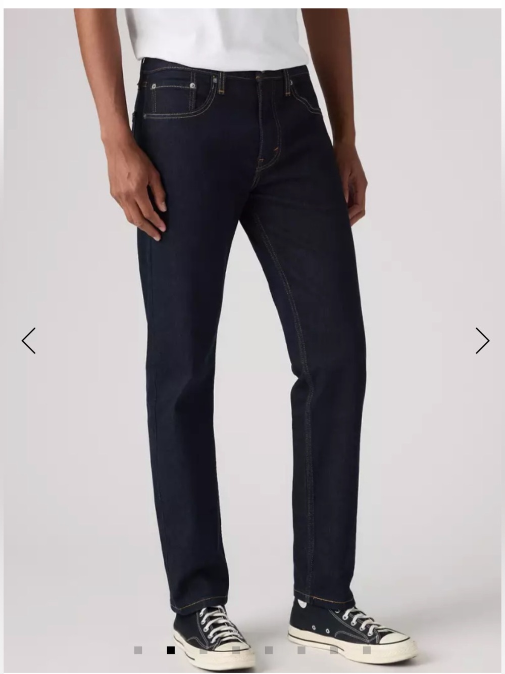 Levi's 502 regular taper dark Wash men's denim jeans 32X34 new!